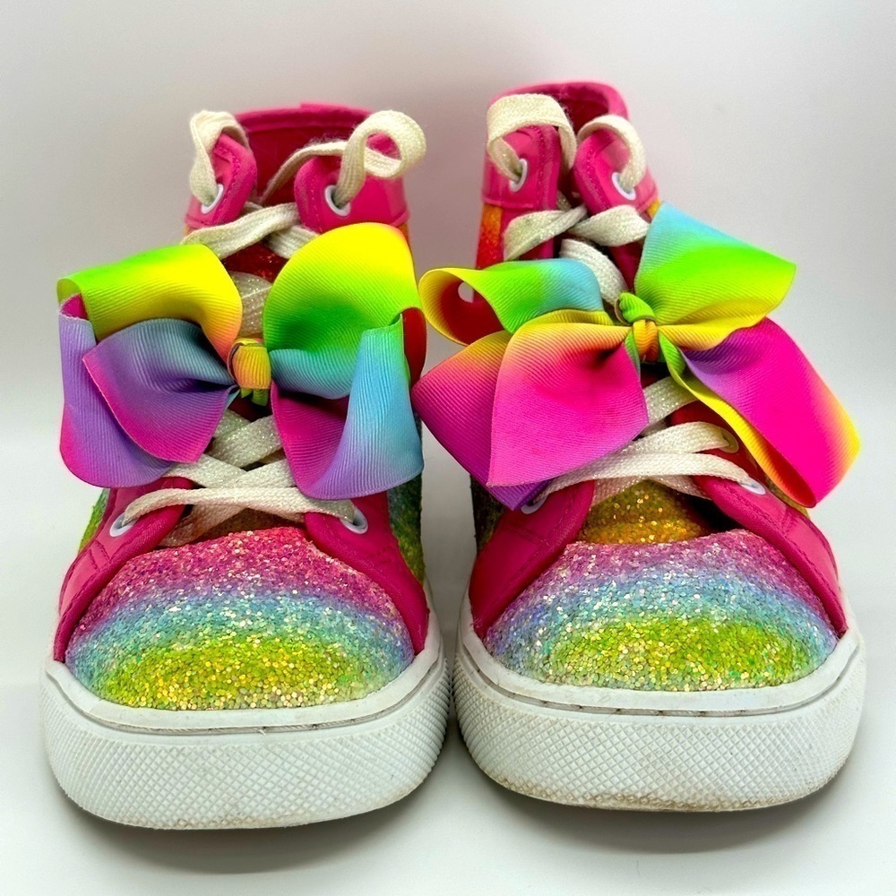 Girls Nickelodeon Jojo Siwa Multi-Stripe High Top Sneakers